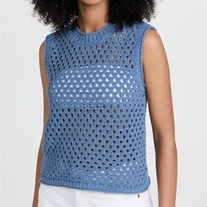 Madewell Open-Stitch Crop Sweater Vest
